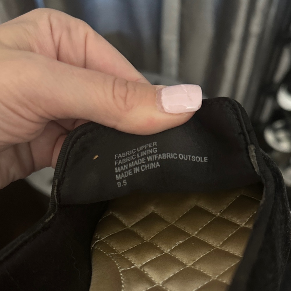 Birdies Black Velvet Flats - Picture 4 of 6